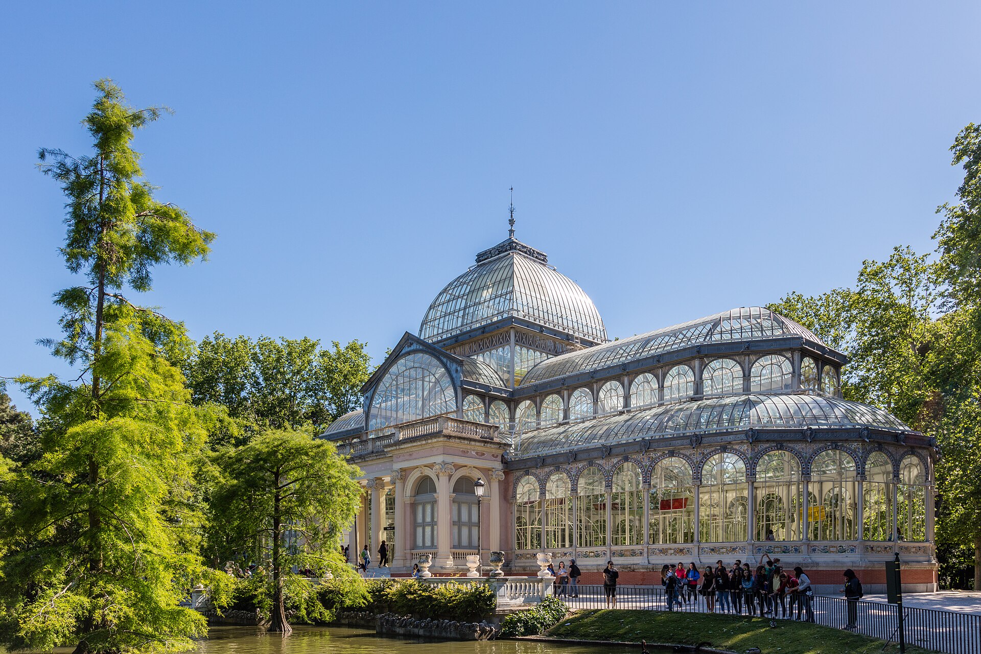 Palacio de Cristal en el parque del Retiro