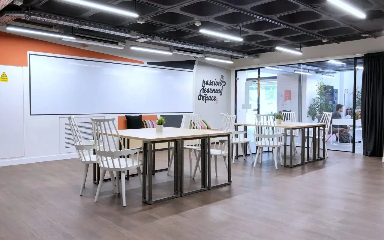 Sala de talleres de Talent Garden Madrid